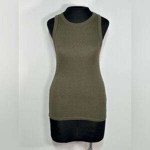 A New Day Tank Top Women's Size Medium Olive Sleeveless